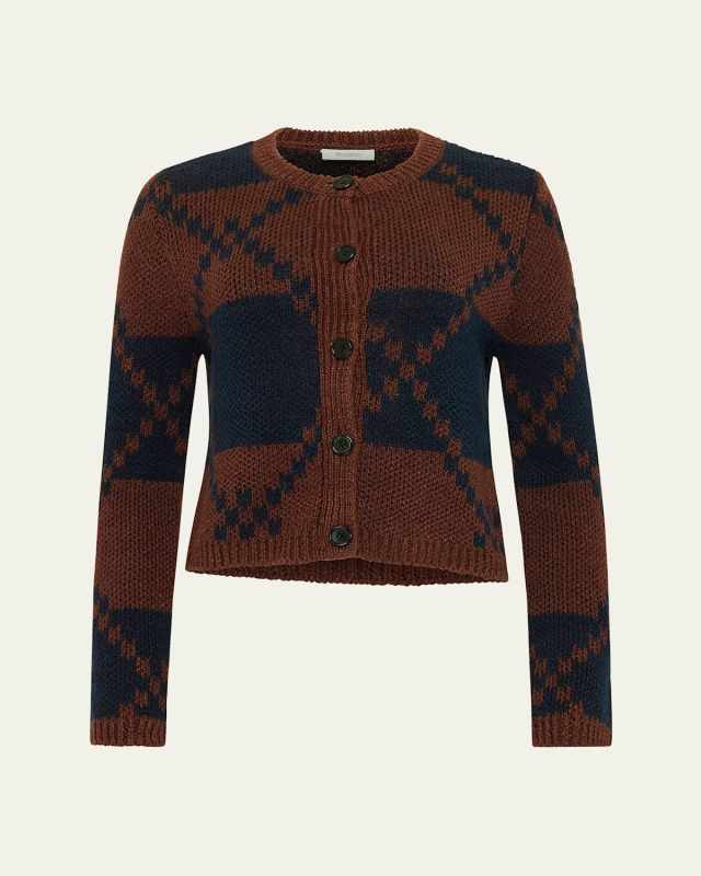Intarsia Fairisle Cardigan
